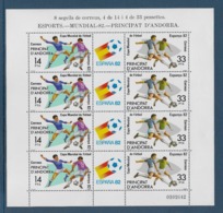 Thème Football - Andorre Espagnol - Timbres Neufs ** Sans Charnière - TB - Neufs