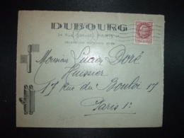 LETTRE TP PETAIN 1F50 OBLMEC.23 IV 1942 PARIS XVI + DUBOURG + GONDS - Sonstige & Ohne Zuordnung