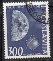 APR2839 - YUGOSLAVIA 1958 , Posta Aerea N. 51  Usato  (2380A) - Luftpost