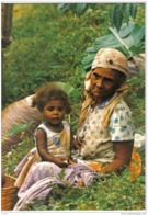 Carte Postale Afrique  Sao Tome Et Principe   Grand-mère Et Petite Fille Très Beau Plan - São Tomé Und Príncipe