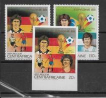 Thème Football - Centrafricaine - Timbres Neufs ** Sans Charnière - TB - Unused Stamps