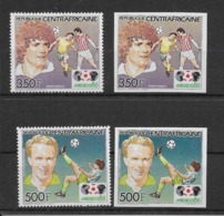 Thème Football - Centrafricaine - Timbres Neufs ** Sans Charnière - TB - Unused Stamps