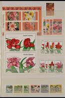 FLOWERS OF THE BRITISH COMMONWEALTH 1980's To Early 1990's NEVER HINGED MINT All Different Stamps (mainly Complete Sets) - Zonder Classificatie