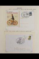 MOTORCYCLES 1946-2015 A Fascinating Collection Featuring MOTORCYCLES, Consisting Of West German Stamps, Covers & Postcar - Sin Clasificación