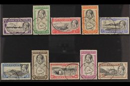 1934 KGV Pictorial Definitive Set, SG 21/30, Fine Cds Used (10 Stamps) For More Images, Please Visit Http://www.sandafay - Ascensione