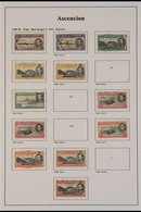 1938-53 USED KGVI DEFINITIVE COLLECTION A Neatly Presented Collection That Includes 1938-53 Pictorial Definitive Set Of  - Ascensione