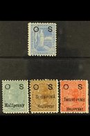 NEW SOUTH WALES OFFICIALS 1891 "O S" Overprints Complete Set, SG O54/57, Fine Mint, Very Fresh. (4 Stamps) For More Imag - Andere & Zonder Classificatie