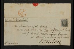 NEW SOUTH WALES 1852-54 COVER FRONTS Presented In Protective Pages That Includes A 2d Ultramarine (worn Plate), SG 56, T - Sonstige & Ohne Zuordnung