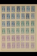 QUEENSLAND REVENUE STAMPS - IMPRESSED DUTY 1895 Complete Set Of 63 Stamps, 3d To £500, Barefoot 1/63, With Original Gum  - Autres & Non Classés