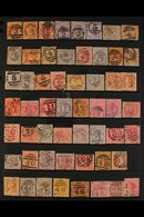 VICTORIA NUMERAL POSTMARKS 1880's-1900's Interesting Collection Of Used Stamps Selected For Nice Numeral Cancels And Pre - Andere & Zonder Classificatie