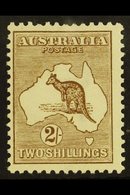 1913-14 2s Brown, 'Roo, First Watermark, SG 12, Very Fine Mint. For More Images, Please Visit Http://www.sandafayre.com/ - Other & Unclassified