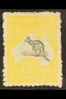 1915 5s Grey And Yellow Kangaroo, SG 30, Very Fine Mint. For More Images, Please Visit Http://www.sandafayre.com/itemdet - Andere & Zonder Classificatie