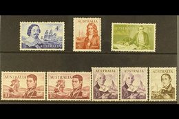 1963-65 Explorer Set Plus White Paper Variants, SG 355/60, Never Hinged Mint (8 Stamps) For More Images, Please Visit Ht - Altri & Non Classificati