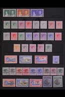 1937-52 COMPLETE KGVI VFM COLLECTION Presented On Stock Pages. A Complete "Basic" Collection Plus Some Additional Listed - Altri & Non Classificati