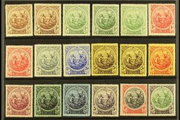 1916-19 Definitives Complete Set, SG 181/91, Plus Some Shades (including 3d On Thick Paper) And 1918 New Colour Set, SG  - Barbados (...-1966)