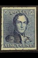 1849 20c Blue Epaulettes 1895 REPRINT Printed On Ungummed Unwatermarked Paper With 'guilloche' Print Around The Design,  - Andere & Zonder Classificatie