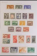1937-54 FINE USED COLLECTION A Complete Basic Collection From 1937 Coronation To The 1954 QEII Definitive Set, SG 305/34 - Brits-Guiana (...-1966)