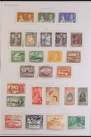 1937-54 FINE USED COLLECTION A Complete Basic Collection From 1937 Coronation To The 1954 QEII Definitive Set, SG 305/34 - Guyane Britannique (...-1966)