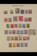 1885 - 1921 TREMENDOUS COLLECTION ON "IMPERIAL" PAGES Mint & Used With All Spaces Filled, Includes The 1893 40pa On ½d ( - British Levant