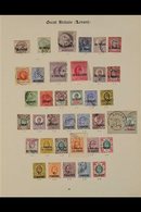 1885 - 1921 TREMENDOUS COLLECTION ON "IMPERIAL" PAGES Mint & Used With All Spaces Filled, Includes The 1893 40pa On ½d ( - Britisch-Levant