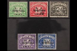 TRIPOLITANIA POSTAGE DUES - 1950 "B. A. TRIPOLITANIA" And Surcharges Set, SG TD6/10, Very Fine Used (5 Stamps). For More - Italian Eastern Africa