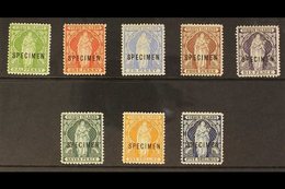 1899 Virgin Set Complete Overprinted "Specimen", SG 43s / 50s, Very Fine Mint. (8 Stamps) For More Images, Please Visit  - Iles Vièrges Britanniques