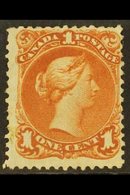 1868 1c Red-brown, Ottawa Printing, SG 47, Mint With Good Colour And Large Part Gum.  For More Images, Please Visit Http - Altri & Non Classificati