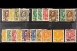 1911-1926 MINT ADMIRALS SELECTION. A Very Fine Mint Range Of Admirals Including 1911-22 3c, 7c, 20c & 50c, 1922-31 Set ( - Sonstige & Ohne Zuordnung