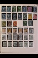 1857-1981 INTERESTING MOSTLY USED ACCUMULATION On Leaves & Stock Pages, Includes 1857-59 1d (x2) & 2d (x3) Used, 1863-66 - Ceilán (...-1947)