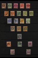 1912-52 USED COLLECTION. An ALL DIFFERENT Collection That Includes KGV Ranges To An Attractive 20r, KGVI 1938-49 Pictori - Ceilán (...-1947)