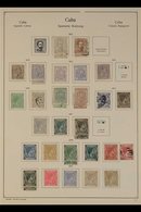 1873-1942 OLD-TIME MINT AND USED COLLECTION On Printed Pages, Plus More Spanish Period On Stockleaves. With Extensive 18 - Altri & Non Classificati