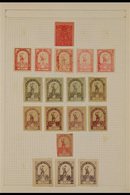 LOCAL POST STAMPS - FREDERICIA 1888-1890 CHIEFLY MINT COLLECTION On Album Pages That Includes A Useful Selection Of Impe - Altri & Non Classificati