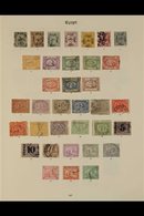 1866-1935 USED COLLECTION. An ALL DIFFERENT Used Collection Presented On Printed "Imperial" Album Pages. Includes 1866 O - Altri & Non Classificati