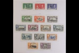 1937-52 COMPLETE USED COLLECTION. An Attractive, Fine Used Collection Of Complete Sets For This Reign, Includes 1937 Cor - Falkland