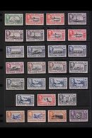 1938-50 KGVI PICTORIALS. A Complete "Basic" Definitive Set, SG 146/63, Plus Most Additional Listed Shades To 5s, Very Fi - Falklandinseln