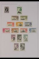 1953-1962 COMPLETE VERY FINE MINT A Complete Basic Run, SG G25/G44, Including The Definitive Set. Also The 1956 Expediti - Falklandeilanden