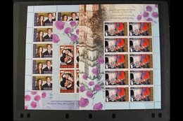 2011 Royal Wedding Set, SG 529/31, Sheetlets Of 10 Stamps, NHM (3 Sheetlets) For More Images, Please Visit Http://www.sa - Falklandeilanden