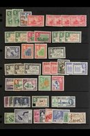 1937- 55 FINE MINT KGVI COLLECTION Incl. 1938-55 Set With All Die And Most Perf Changes, All Commemorative Sets Etc. (46 - Fidji (...-1970)