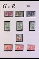 1937-51 FINE MINT COLLECTION An Attractive All Different Collection On Pages, Includes 1938-55 Definitives Complete Basi - Fiji (...-1970)