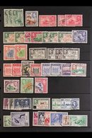 1937-55 VERY FINE USED KGVI COLLECTION With 1938-55 Set With All Die Changes, 6d Violet-black, 1s.6d Perf 13, All Commem - Fiji (...-1970)