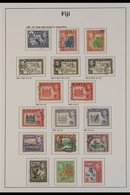 1938-55 KGVI FINE USED COLLECTION. A Neatly Presented Fine Used Collection That Includes The 1938-55 Pictorial Definitiv - Fiji (...-1970)