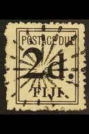 POSTAGE DUE 1918 2d Black Narrow Setting, SG D5c, Fine Used, Very Scarce, For More Images, Please Visit Http://www.sanda - Fidschi-Inseln (...-1970)