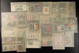 1930-1960  SMALL PACKET HOARD. Mostly Never Hinged Mint Mainly All Different Stamps In Glassine Packets, Includes 1930 " - Otros & Sin Clasificación