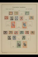FRENCH SOMALI COAST 1902-1943 CLEAN AND ATTRACTIVE COLLECTION On Printed Pages, Plus Further Stamps On Stockleaves Await - Andere & Zonder Classificatie