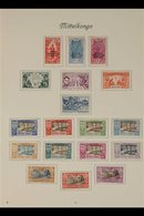 MIDDLE CONGO 1907-1931 FINE MINT All Different Collection. With 1907-17 Set To 2f, 1916 Surcharges, 1922 Range To 50c, 1 - Other & Unclassified