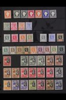 1880-1949 MINT COLLECTION Presented On A Pair Of Stock Pages That Includes A Small QV Range To 3d, KEVII To 6d, KGV Defi - Gambia (...-1964)