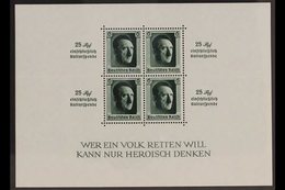 1937 Culture Fund Miniature Sheet (Michel Block 9, SG MS637), Never Hinged Mint, Fresh. For More Images, Please Visit Ht - Sonstige & Ohne Zuordnung