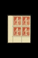 1949 60pf Lake-brown Universal Postal Union (Michel 39, SG B58), Fine Mint (two Stamps Are Never Hinged) Lower Left Corn - Altri & Non Classificati