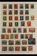 1920-1934 FINE USED COLLECTION Presented On Stock Book Pages, ALL DIFFERENT, Includes 1920 "Sarre" Opts On Germany Most  - Altri & Non Classificati