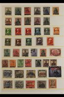 1920-1934 FINE USED COLLECTION Presented On Stock Book Pages, ALL DIFFERENT, Includes 1920 "Sarre" Opts On Germany Most  - Otros & Sin Clasificación